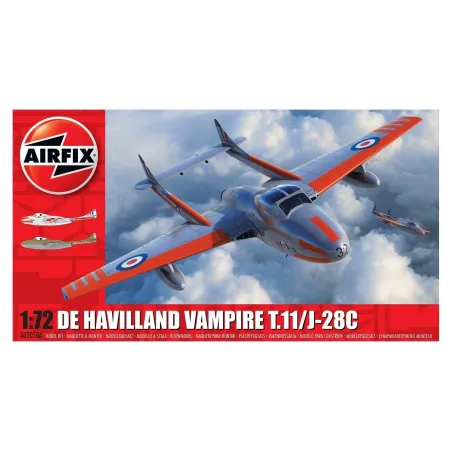 Airfix 02058A deHavilland Vampire T.11/J-28C