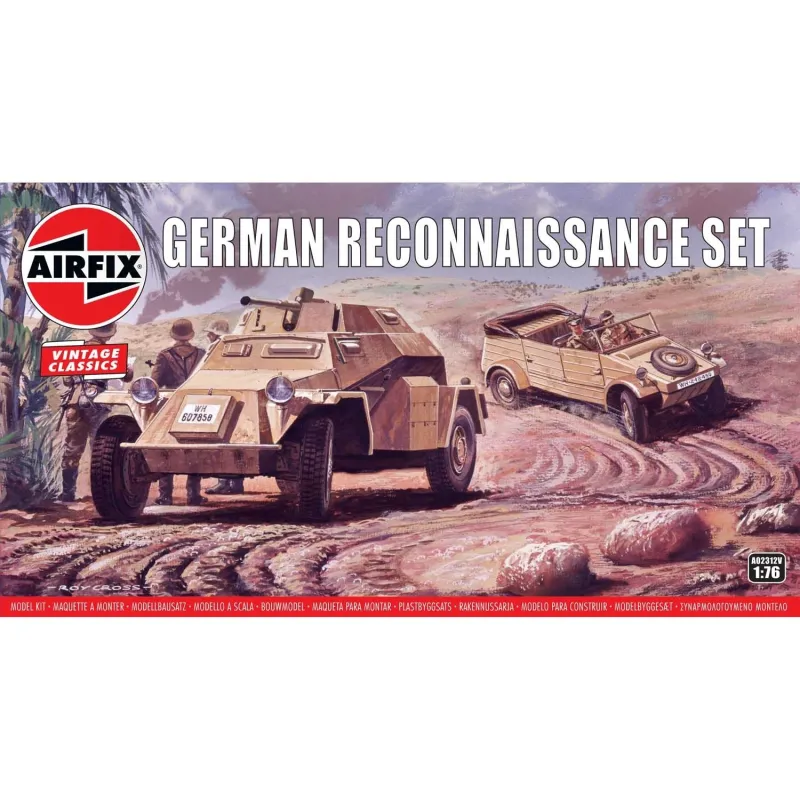 Airfix 02312V German Reconnaisance Set 1:76 Airfix 02312V German Reconnaisance Set 1:76