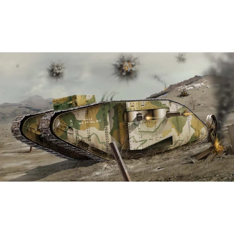 Airfix 02337V WWI Female Tank 1:76 Airfix 02337V WWI Female Tank 1:76