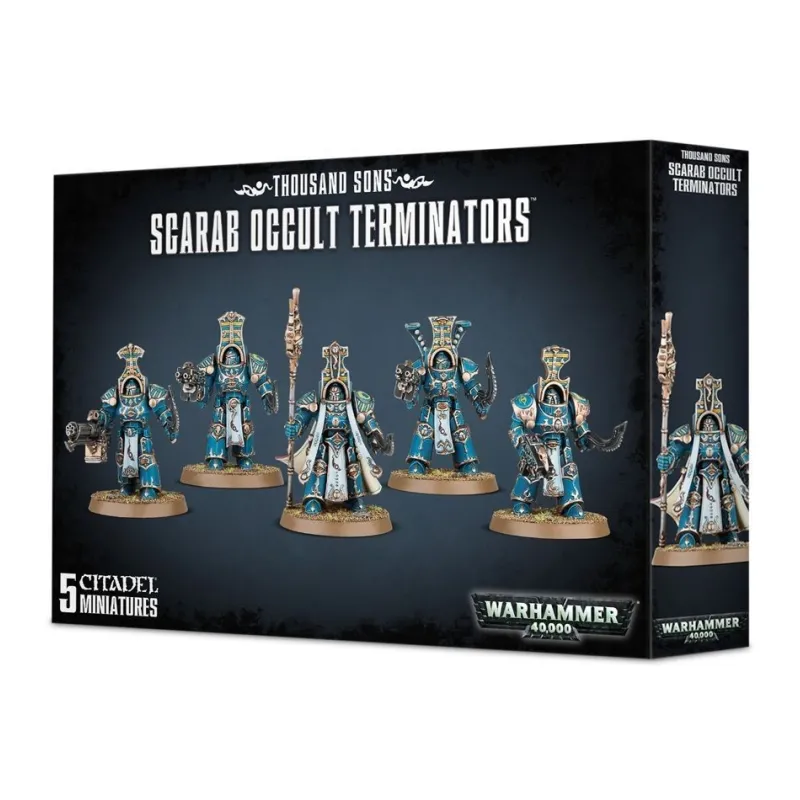 Warhammer 40,000 THOUSAND SONS SCARAB OCCULT TERMINATORS Warhammer 40,000 THOUSAND SONS SCARAB OCCULT TERMINATORS