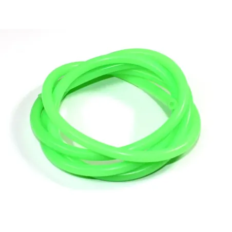 Tornado Silicon Fuel Tubing 100cm 6mm od x 2.1 id green 