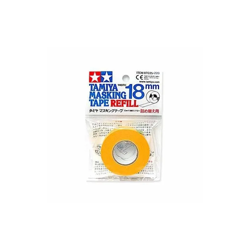 TAMIYA MASKING TAPE REFILL 18MM TAMIYA MASKING TAPE REFILL 18MM