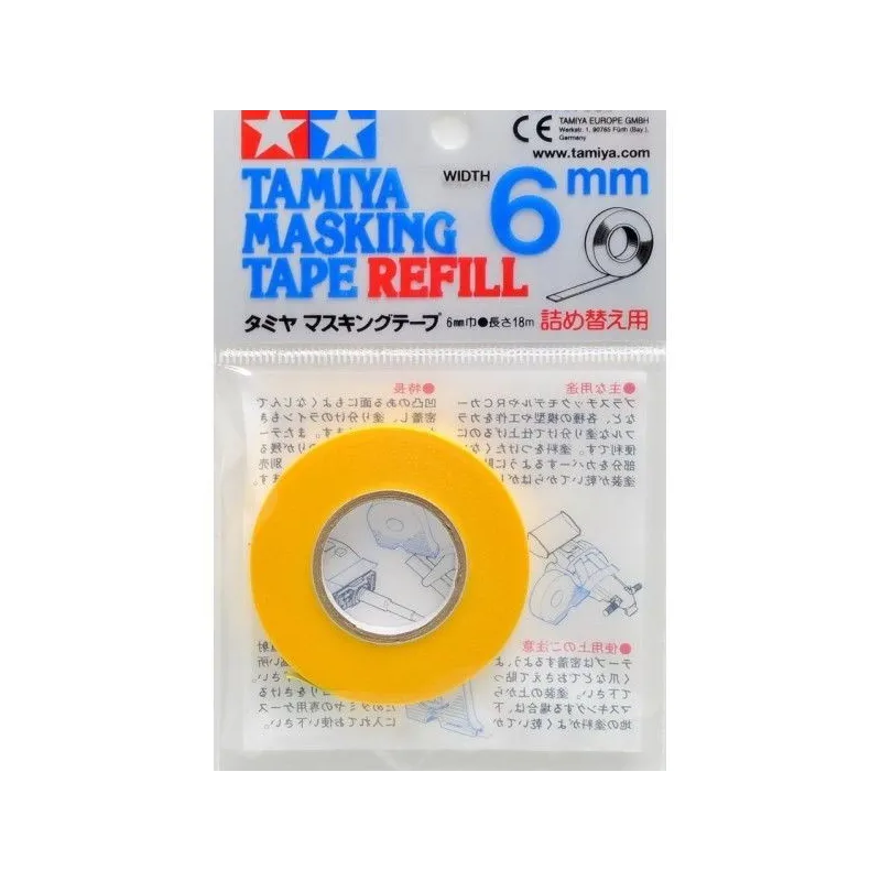 TAMIYA MASKING TAPE REFILL 6MM