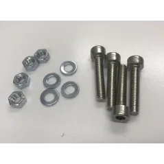 m3x 20mm socket head screws nuts and wahsers x 4