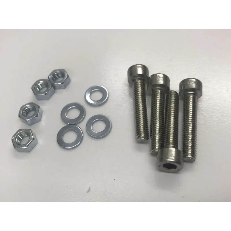 m3x 20mm socket head screws nuts and wahsers x 4