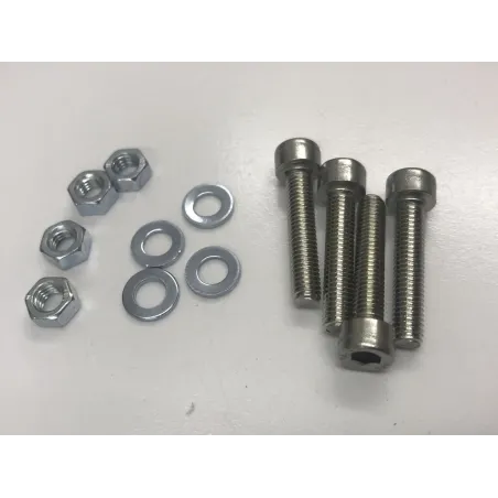 M3 X 25MM Pan head Screws nuts and washers x 4