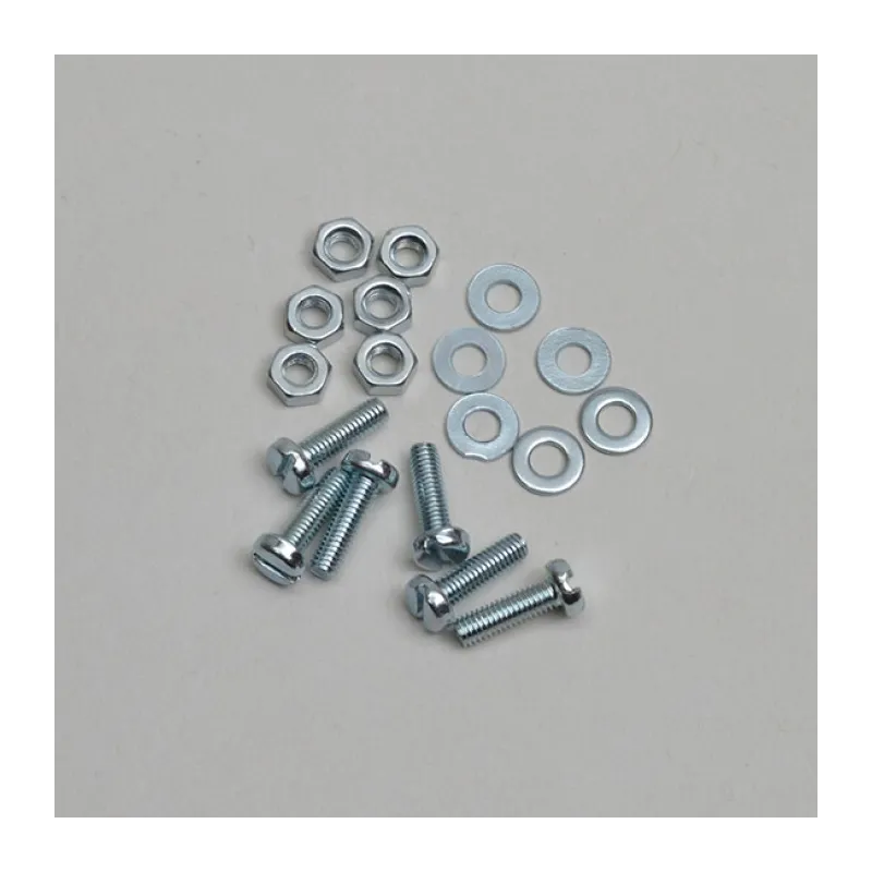 Slec Nut/Bolt/Washer - 4X25Mm (Pk6)