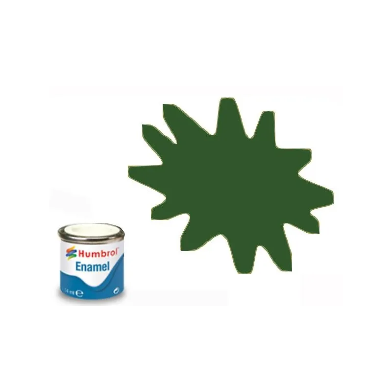 Humbrol No 3 Brunswick Green - Gloss Tinlet No 2 (50 ml)