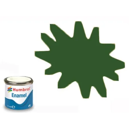 Humbrol No 3 Brunswick Green - Gloss Tinlet No 2 (50 ml)