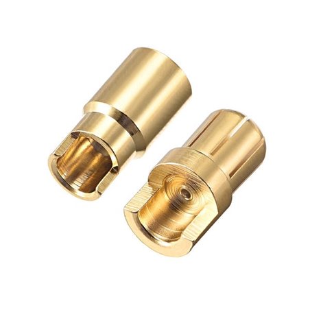 6 mm Gold Connectors 2 pairs