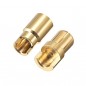 6 mm Gold Connectors 2 pairs