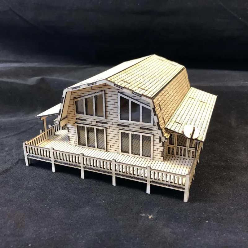 Deluxe Laser Cut Cabin Kit HO/OO Scale 