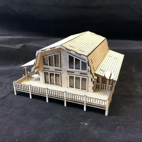 Deluxe Laser Cut Cabin Kit HO/OO Scale 