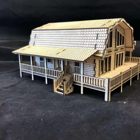 Deluxe Laser Cut Cabin Kit HO/OO Scale 