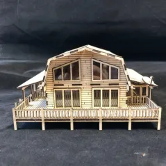 Deluxe Laser Cut Cabin Kit HO/OO Scale 