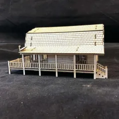 Deluxe Laser Cut Cabin Kit HO/OO Scale 