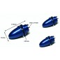 Electric Blue Motor Prop Adapter 3.17mm Shaft (COLLET TYPE)