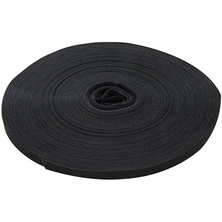 Fixman 419854 Hook & Loop Self Wrap Black 10mm x 25m