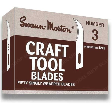 Swann Morton No 3 Craft Knife Blades Box Of 50
