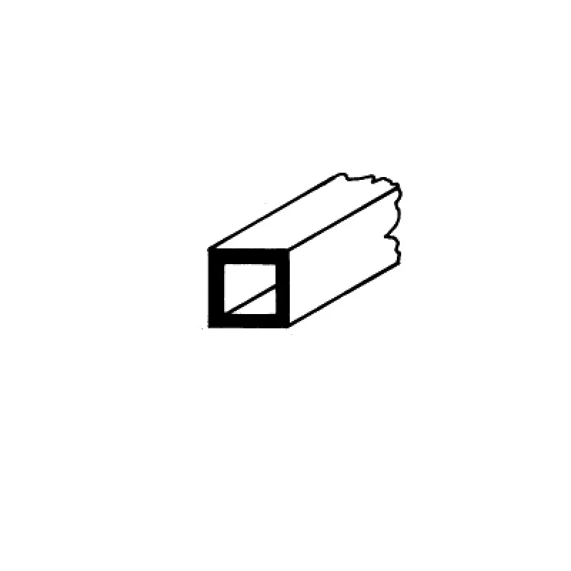 Plastruct STFS12 Square Tubing 9.5mm x 375mm Plastruct STFS12 Square Tubing 9.5mm x 375mm