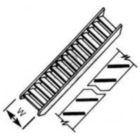 Plastruct STAS4 Stairs 9.9mm x 3.6mm x 125mm