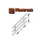 Plastruct SRS2 Stair Rail 11.1mm x 6.4mm x 90mm