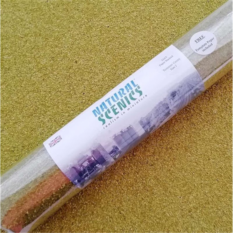 PAPER BACKED GROUND COVER MAT SPRING GREEN 300mm x 1000mm