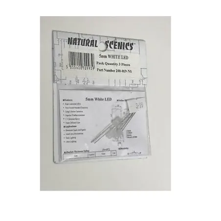 Natual Scenics 5mm white led 3 pack 