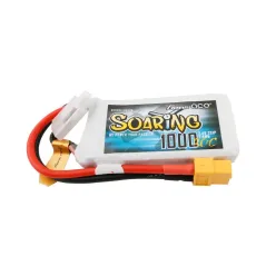 Gensace Li-Po 2S 7.4V 1000mAh 30C Soaring with XT60