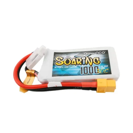 Gensace Li-Po 2S 7.4V 1000mAh 30C Soaring with XT60