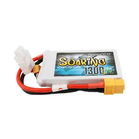 Gensace Li-Po 2S 7.4V 1300mAh 30C Soaring with XT60