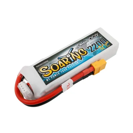 Gensace Li-Po 3S 11.1V 2200mAh 30C Soaring with XT60