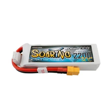 Gensace Li-Po 3S 11.1V 2200mAh 30C Soaring with XT60