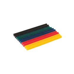 Silverline Coloured Mini Glue Sticks 10pk 7.2 x 100mm 476310