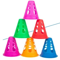 10Pcs Plastic Cone set multi colour rc car drive course