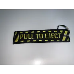 Pull To Eject Aviation Gift Keychain Embroidered Key Chain