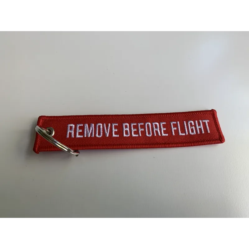 Remove Before Flight Aviation Gifts Key Tag Key Chain in Red Remove Before Flight Aviation Gifts Key Tag Key Chain in Red