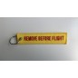 Remove Before Flight Aviation Gifts Key Tag Key Chain in yellow / red Remove Before Flight Aviation Gifts Key Tag Key Chain in yellow / red