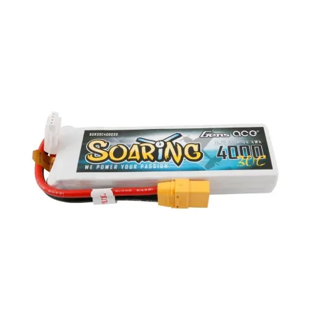 Li-Po 4S 14.8V 4000mAh 30C Soaring with EC5