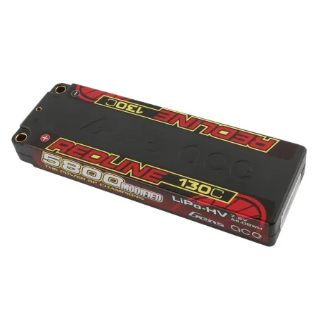 Li-Po HV Car Hard Case 2S 7.6V 5800mAh 130C RL with 5mm