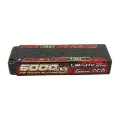Li-Po HV Car Hard Case 2S2P 7.6V 6000mAh 130C RL with 5mm