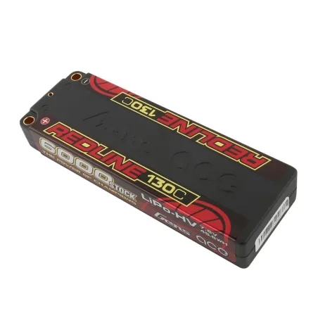 Li-Po HV Car Hard Case 2S2P 7.6V 6000mAh 130C RL with 5mm