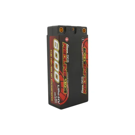 Li-Po HV Car Hard Case 2S2P 7.6V 6000mAh 130C RL Short 5mm