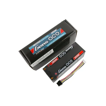 Li-Po HV Car Hard Case 4S 15.2V 6550mAh 120C with 5mm