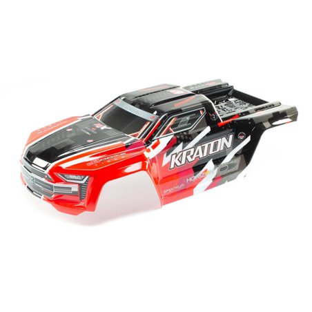 ARRMA Kraton 6S BLX Painted Decaled Trimmed Body (Red)