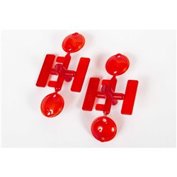 Tail Light Lens Red 2pc:UMG 6x6