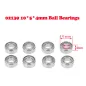 Steel Silver 02139 Mount Ball Bearings For HSP 1/10 RC Cars Upgrade Steel Silver 02139 Mount Ball Bearings For HSP 1/10 RC Cars Upgrade