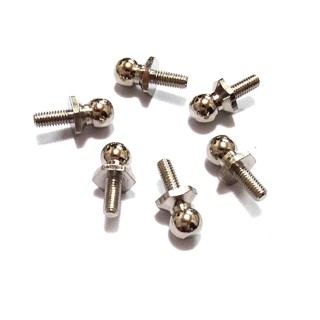 6Pcs 02038 HSP Ball Head Screw For RC 1/10 Model Car Buggy Truck Spare Parts LW