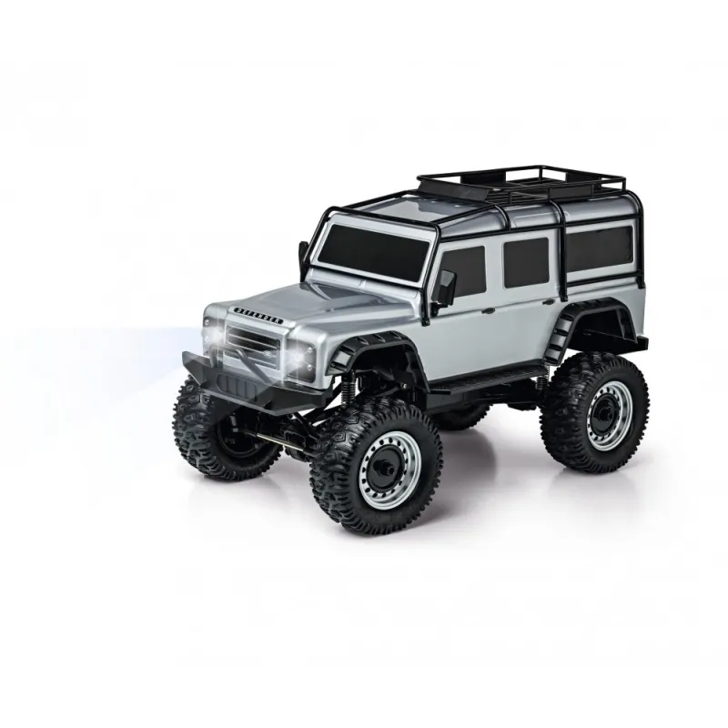 CARSON 1:8 Land Rover Defender 100% RTR silver CARSON 1:8 Land Rover Defender 100% RTR silver