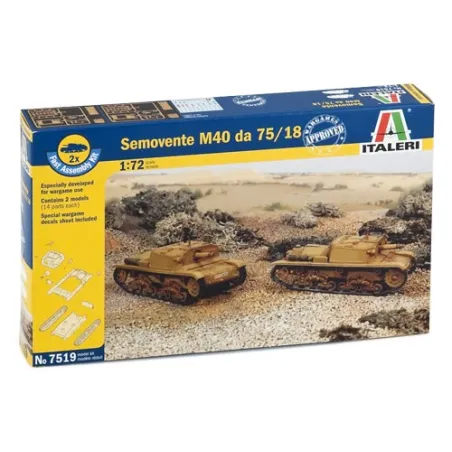 ITALERI SEMOVENTE M40 da 75/18